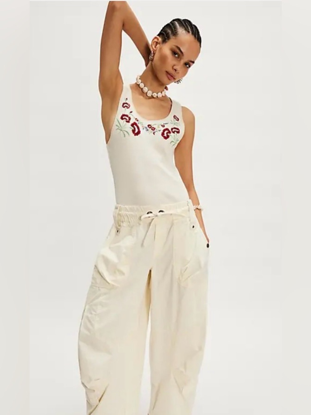 Free People We The Free Summer Tank. NWT. Ivory - Picture 2 of 4